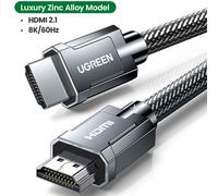 8K Luxury Metal 3m Ugreen câble HDMI 2.1 Ultra-rapide, pour Xiaomi Mi Box PS5, Dolby Vision, 48Gbps, 8K/60Hz, 4K/120Hz ""Nipseyteko