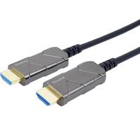 8K Optical Active Ultra High Speed Câble Hdmi 21 M/M 48Gbps, Compatible Avec Vidéo 8K@60Hz, Deep Color, 3D, Arc, Hdr, Edid, Connecteurs Plaqués Or, Noir, 5M[ZHUJ4439]