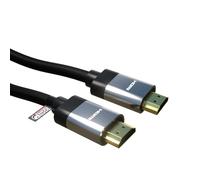 8K Ultra Hdmi 2.1 High Speed Uhd Premium Hdtv Câble Tressé 3D, Arc, H 8 K @ 60 Hz, 4 K @ 120 Hz Avec Ethernet, Smart Tv, Fire Tv, X, Gaming, Écran Vidéo 1 M 8K Silver[Video133]