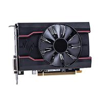 8KLANMMQ Carte graphique RX550 4 Go GPU pour AMD Radeon RX 550 4 Go GDDR5 cartes vidéo PC de bureau, carte de jeu PCI-E X16 Carte graphique Fan