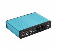8KLANMMQ Carte son audio optique externe USB 6 canaux 5.1 pour ordinateur portable, PC, ordinateur portable, carte son USB externe professionnelle (couleur : A) (A)