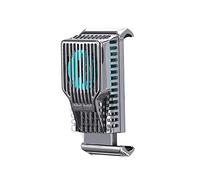 8KLANMMQ Jeu de refroidissement pour téléphone portable Refroidisseur de jeu dissipateur thermique Audio Radiateur auxiliaire sans batterie (couleur : noir) (argent)
