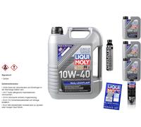8L Liqui Moly MoS2 Huile Moteur 10W-40 Cera Tec Pro-Line Motorspülung