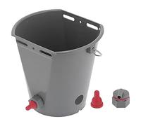 8L Livestock Feeder Bucket with 2 Nipples | Food - Grade Milk Container for Calves/Lambs | Leak - Proof Design with Clear Scale & Handle (for Sheep)