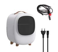 8L Portable Voiture Réfrigérateur Mini Réfrigérateur Congélateur Chauffage Réfrigérateur Compresseur, avec Cordon D'alimentation AC/, Convient Aux Voitures, Camping Familial,Blanc ( Color : White )