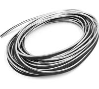 8M Argent Chrome moulure Décor Auto Flexible Bande racleuse Ligne