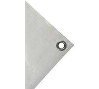 8m x 12m bâche de couverture - bâche tissée 240 g/qm - blanc translucide - bâche PE