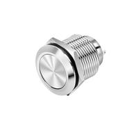 8MM 10MM 12MM 16MM 19MM 22MM Metal Button Switch Small Circle Self-locking Reset Welding Foot Start Round NWPNLXEA(Fixed self-locking-08)