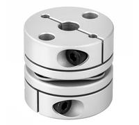 8mm à 10mm Coupleur Arbre Moteur, D32 L29 Diaphragme roue flexible Accouplement joint, Coupleur à Membrane Flexible couplage, Connecteur d'arbre de moteur pour vis Etape Servomoteur codeur