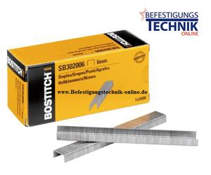 8mm Agrafes SB302008 galvanisées pour agrafeuse Bostitch T3020 Hikoki N18DSL KL-36 5,0M