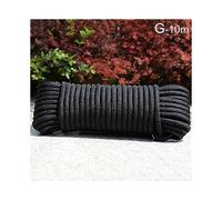 (8mm,black)10 Meters Outdoor Travel Nylon Laundry Line Multifunctional Clotheslines Portable Clothes Dryers