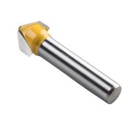 8mm Carbide V-Groove Engraving Bit, Anti-Splinter Flat-Tip Chamfer Cutter, Multi-Material Precision Router Tool 1pc(8mm)