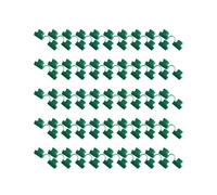 (8MM Dark Green) 50Pcs Pipe Clip Greenhouse Clamp Fitting Garden Lamination Card Net Hoop Part Accessories Assembly Replacement