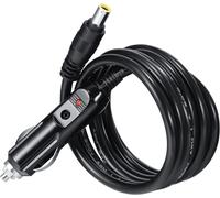 8mm Dc7909 Chargeur Allume-Cigare De Voiture 12v 24v Câble D'alimentation Pour Portable Explorer 1000 500 300 240 160 Power Station Et Plus Générateur Solaire Pour L'extérieur