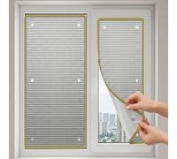 8mm Film Isolant en Aluminium, Films de Fenêtre Réfléchissant d'isolation Thermique, Film Isolant Thermique Fenetre avec Ventouses pour Véranda Garage(60x60cm)