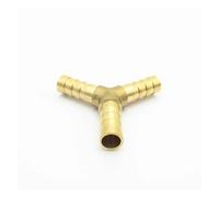 8mm Hose Barb Equal Y Type 3 Way Brass Barbed Pipe Fitting Coupler Connector Adapter For Fuel Gas Water