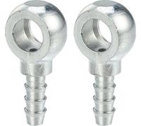 8mm ID 6mm OD Ban-jo Raccord Carburant Ligne Adaptateur Connecteur - 2 pcs