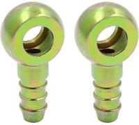 8mm ID Tuyau Barbe 10mm Raccord Banjo ligne essence motocyclette 2pcs