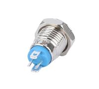 8mm metal push button switch on off momentary high head switch 3v 12v led illuminated push button 1 no switch NWPNLXEA(White LED,10MM_12V)