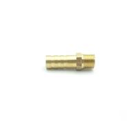 8mm OD Hose Barb x M10x1 Metric Male Thread Brass Barbed Pipe Fitting Coupler Connector Adapter Splicer For Fuel Gas Water
