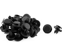 8mm x 19mm x 10mm plastique Rivet Retenue Car Bumper Poussez 30pcs clip
