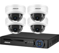 8MP 4K système de caméra de surveillance, la reconnaissance faciale IA, la vision de nuit, 4CH NVR 4 AI caméra, 1T
