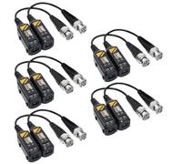 8MP HD Video Balun for - High-Resolution BNC Transmission for AHD/CVI/TVI/CVBS Cameras