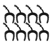 8Pack First Responder Door Stops, Door Jam for Law Enforcement, Emergency Services, Black Door Stoppers Wedge