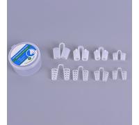 8pc Anti Ronflement Pince-Nez Respirant Facile Sommeil Bouchon Anti Ronflement Aide Dilatateurs Nasaux Dispositif Congestion Aide Sans Bandes Cônes Livraison Directe