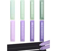 8Pcs 2-in-1 Rubans Correcteurs & Colle à Ruban Adhésif Double Face,5M*6mm Roller Colle，6M*5mm Souris Correcteur Blanc avec Capuchon Protecteur, pour Scrapbooking, Album Photo,Scolaire(Violet+Vert)