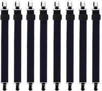 8Pcs Attache Drap Housse Attaches Réglables 25cm à 80cm Tendeur Drap Housse Lit Drap Réglable,Tendeurs de Maintien