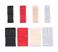 8pcs Bra Extender Extensions pour Soutien-Gorge Multicolore Extensions soutien-gorge Extenders Soutien-Gorge Élastiques Comfortables Doux Femmes Rallonge d’Extension Soutien-Gorge Extension