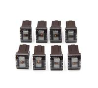 8Pcs Brown Toit Forme Auto Car Push-in Type Femelle PAL Cartouche Fusible 70A