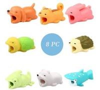 8pcs Cable Bite For Iphone Cable cord Animal Phone Accessory Protects Cute G