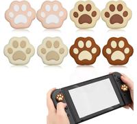 8pcs Cat Paw Shaped Thumb Grips Compatible with Nintendo Switch & Switch Lite Only,Soft Silicone Joystick Cover