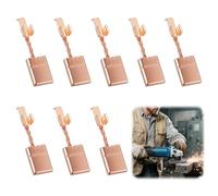 8PCS Charbons Moteur 18V, Brosse à Charbon de Remplacement, Charbon CB440 pour Perceuse Visseuse, Balai de Charbon Moteur et Balais de Charbon en Cuivre pour Outils Électriques