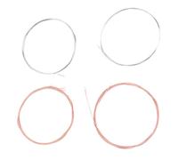8pcs Crises de Mandoline Set Indexless en Acier Inoxydable Crises de Mandoline Comprehensive Taille Mando Strings Brilliant Clear Acoustic pour Tous Les Joueurs