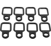 8pcs D -anneau d'ancrage à démontage rapide cravate de fixation pour Jeep Wrangler JK YJ TJ JKU Sports/ Sahara/ Freedom/ Rubicon X Unlimited 95-17