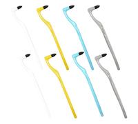 8Pcs Détartreur Dentaire Manuel - Nettoyeur et Polisseur de Tartre Portable - Éliminateur de Plaque et de Tartre - Soin Dentaire à Domicile