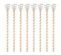 8pcs Electroculture Jardin, Longues Piquets de Plantes d'Électroculture Antenne d'Électroculture Enveloppée de Fil de Cuivre pour la Croissance Accélérée des Fruits Légumes Plantes de Jardin