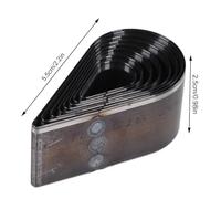 8pcs en cuir coupe Die Ensemble de larmes manuelle manuel de bricolage outils d'artisanat en alliage en alliage