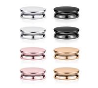8pcs Épingles Magnétiques pour Hijab, Polyvalentes Fermoir Magnétique Puissant pour Foulard Boutons Hijab Magnétique Hijab Épingles Hijab pour Femmes Vêtements Foulards (Style Oblat)