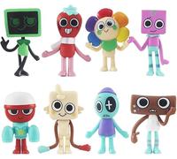 8PCS Figurines Dandy Figurines De Collection Horror Games Dandy Mini Figurines à Collectionner Dandy Team Personnages Du CéLèBre Jeu VidéO Fournitures De FêTe Cadeau Pour Les Joueurs