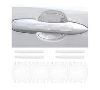 8Pcs Films de Protection pour Poignée de Voiture pour MG MG3/MG4 EV/MG5/MG6 / MG HS/MG Marvel R/MG ZS, Autocollant Transparent Anti-Rayures pour Poignée de Porte,Autoadhésive