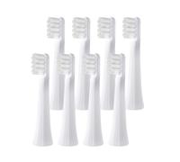 8PCS For XIAOMI MIJIA T100 Replacement Brush Heads Sonic Electric Toothbrush Vacuum DuPont Soft Bristle Suitable Nozzles