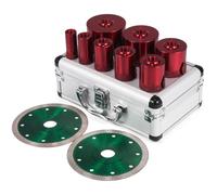 8Pcs Foret à Diamant 20-68 mm - VEVOR - Fraises Trou avec 2 Lames de Scie