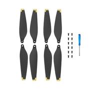 8Pcs Hélices pour DJI MINI 3, Pales de remplacement pour drone, à faible bruit et à dégagement rapide, hélices, pièces d'accessoires (Or)