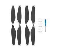 8Pcs Hélices pour DJI MINI 3, Pales de remplacement pour drone, à faible bruit et à dégagement rapide, hélices, pièces d'accessoires (Argent)