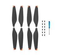 8Pcs Hélices pour DJI MINI 3, Pales de remplacement pour drone, à faible bruit et à dégagement rapide, hélices, pièces d'accessoires (Orange)