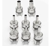 8pcs Hot Air Generator Nozzles Heat Air Machine Solder Set Hot Air Soldering Station 3/4/5/6/7/8/10/12mm for 850 852 858 950 952 702